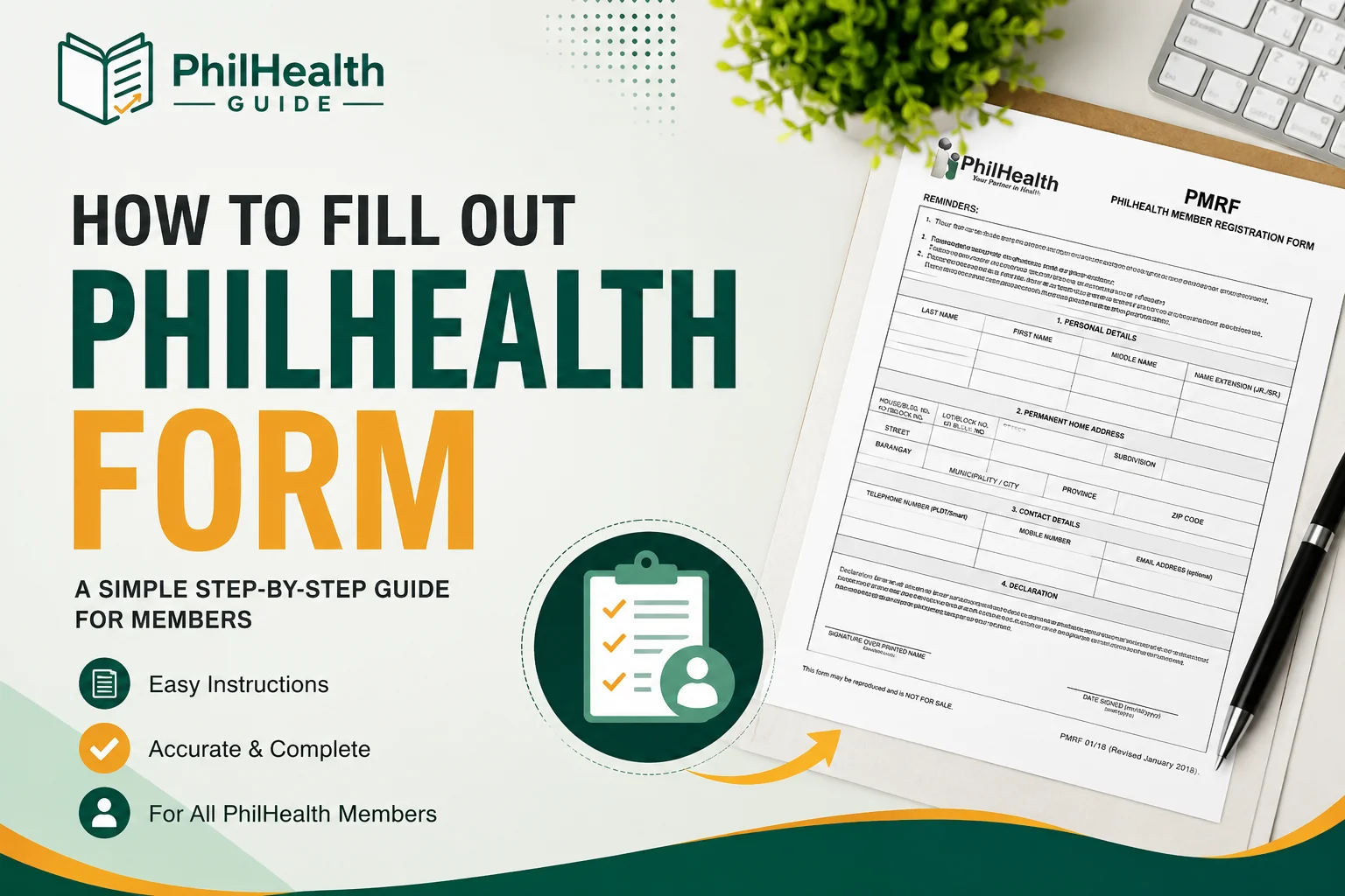 PhilHealth PMRF form — Member Registration Form 2026